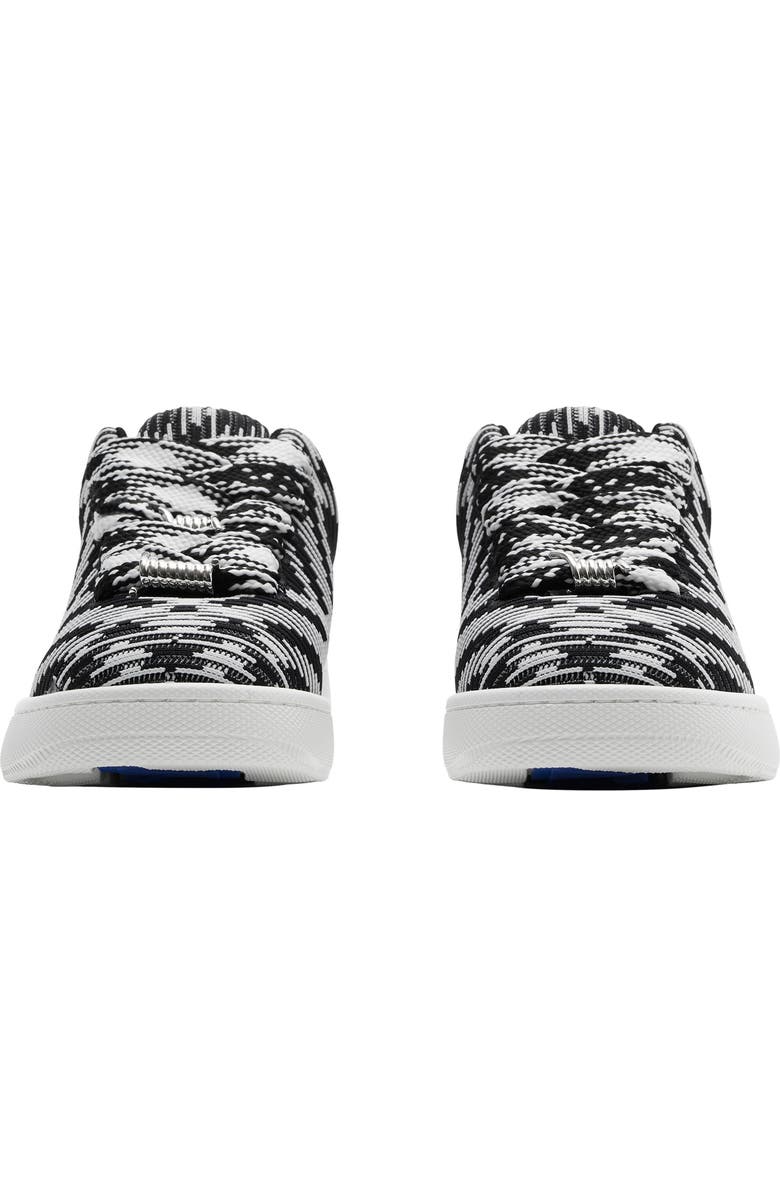 Burberry Check Knit Box Sneaker, Alternate, color, Black Ip Chk