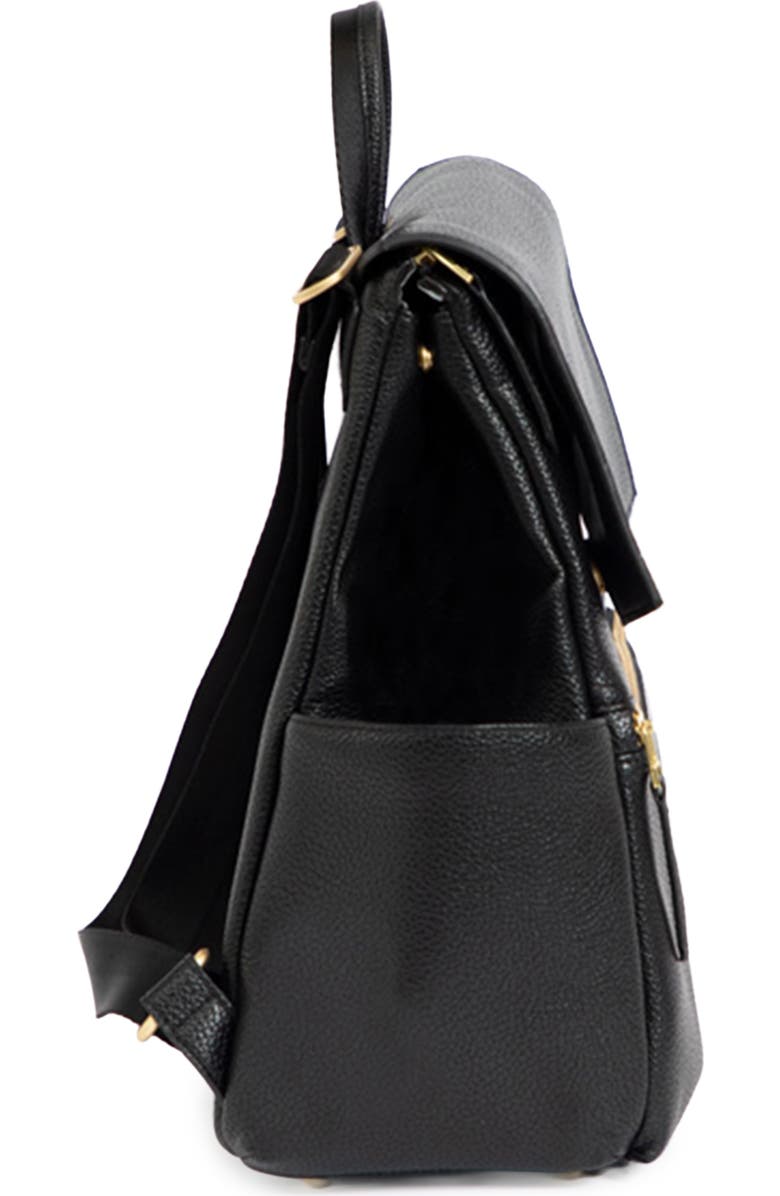 Freshly Picked Mini Classic Diaper Backpack, Alternate, color, Black