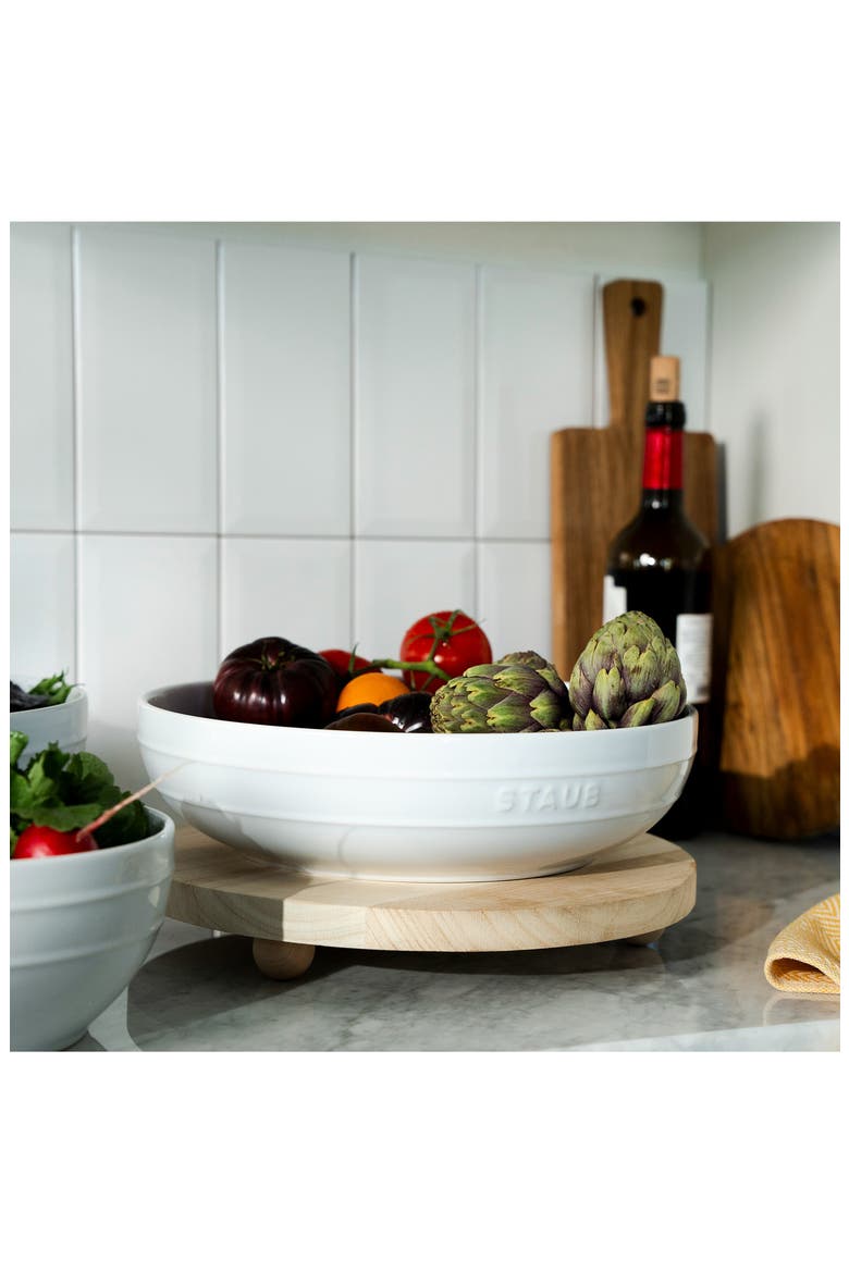 Ceramic 11.5-Inch Ceramic Mixing Bowl, Alternate, color, WHITE