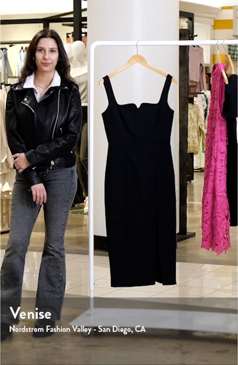 Echo Crepe Sheath Dress, sales video thumbnail