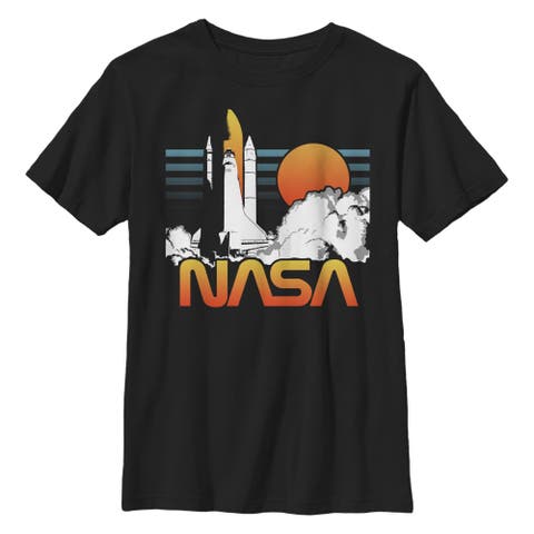 Boy's NASA Launching Logo  Graphic T-Shirt