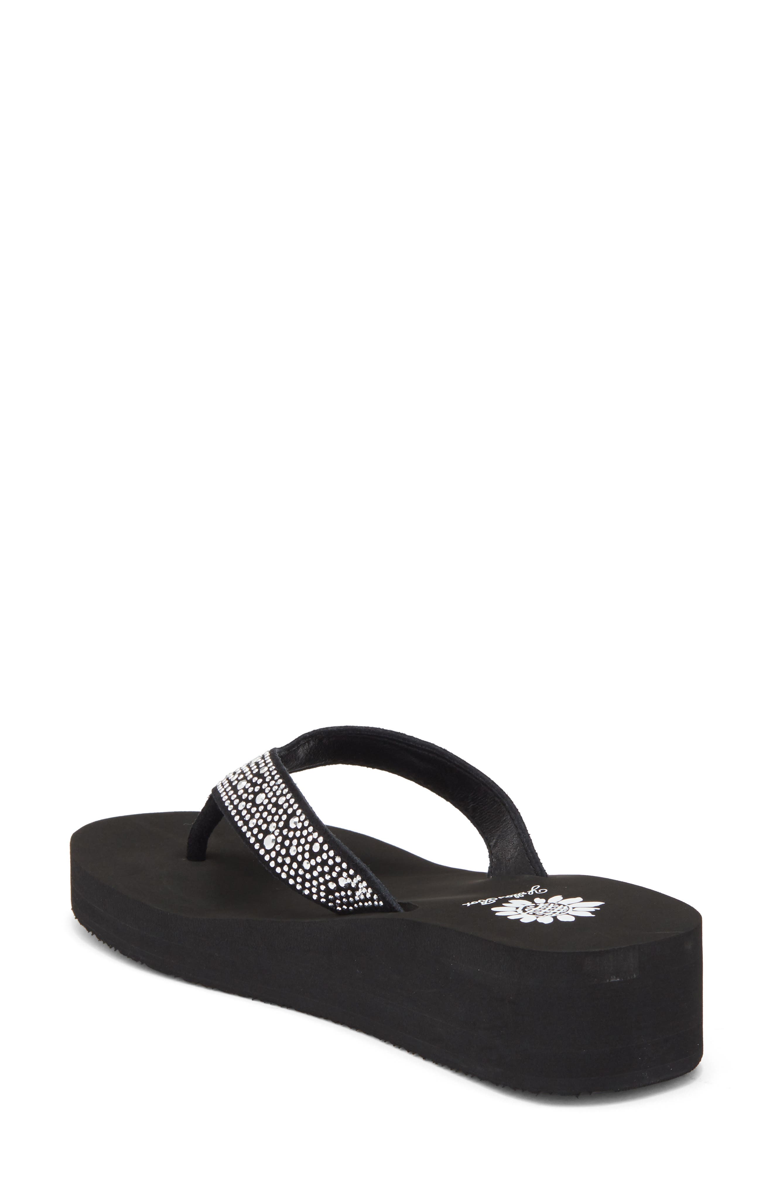 Yellow Box Premium Africa Flip Flop Sandal, Alternate, color, Black