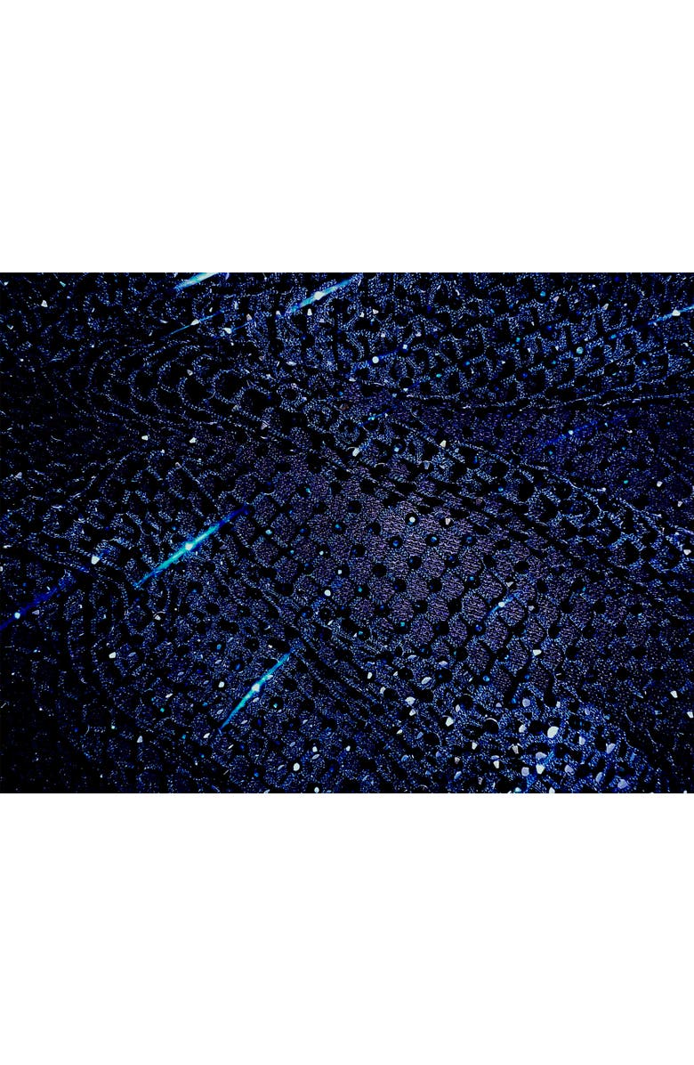 BAACAL The Crystal Stone Mesh Dress, Alternate, color, Midnight Blue