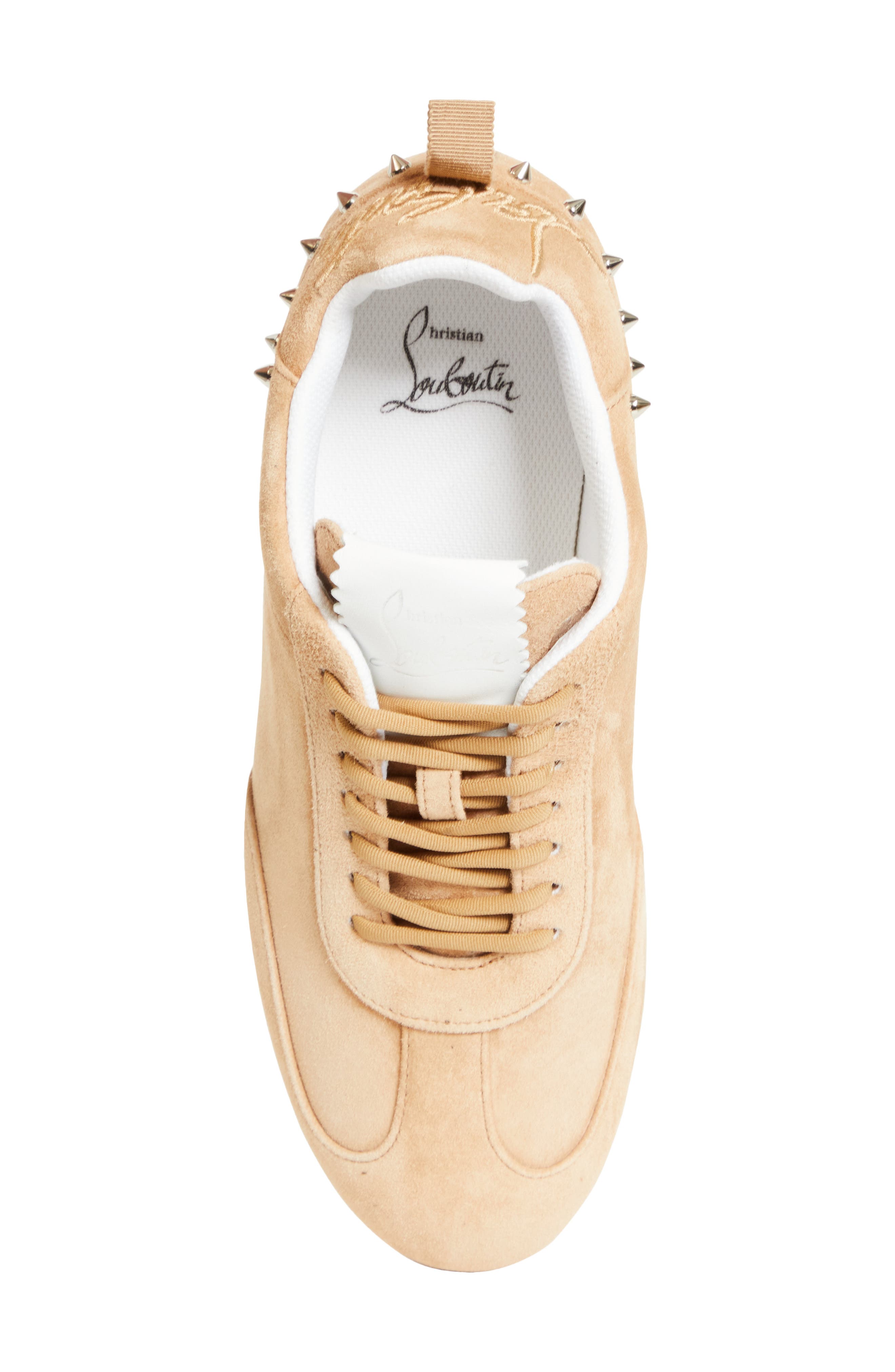 Christian Louboutin Eleonora T-Toe Sneaker, Alternate, color, Lionne