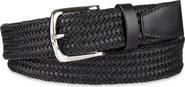 Cole Haan Braided Leather & Rope Belt