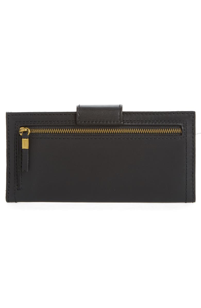 Madewell The Post Leather Wallet, Alternate, color,