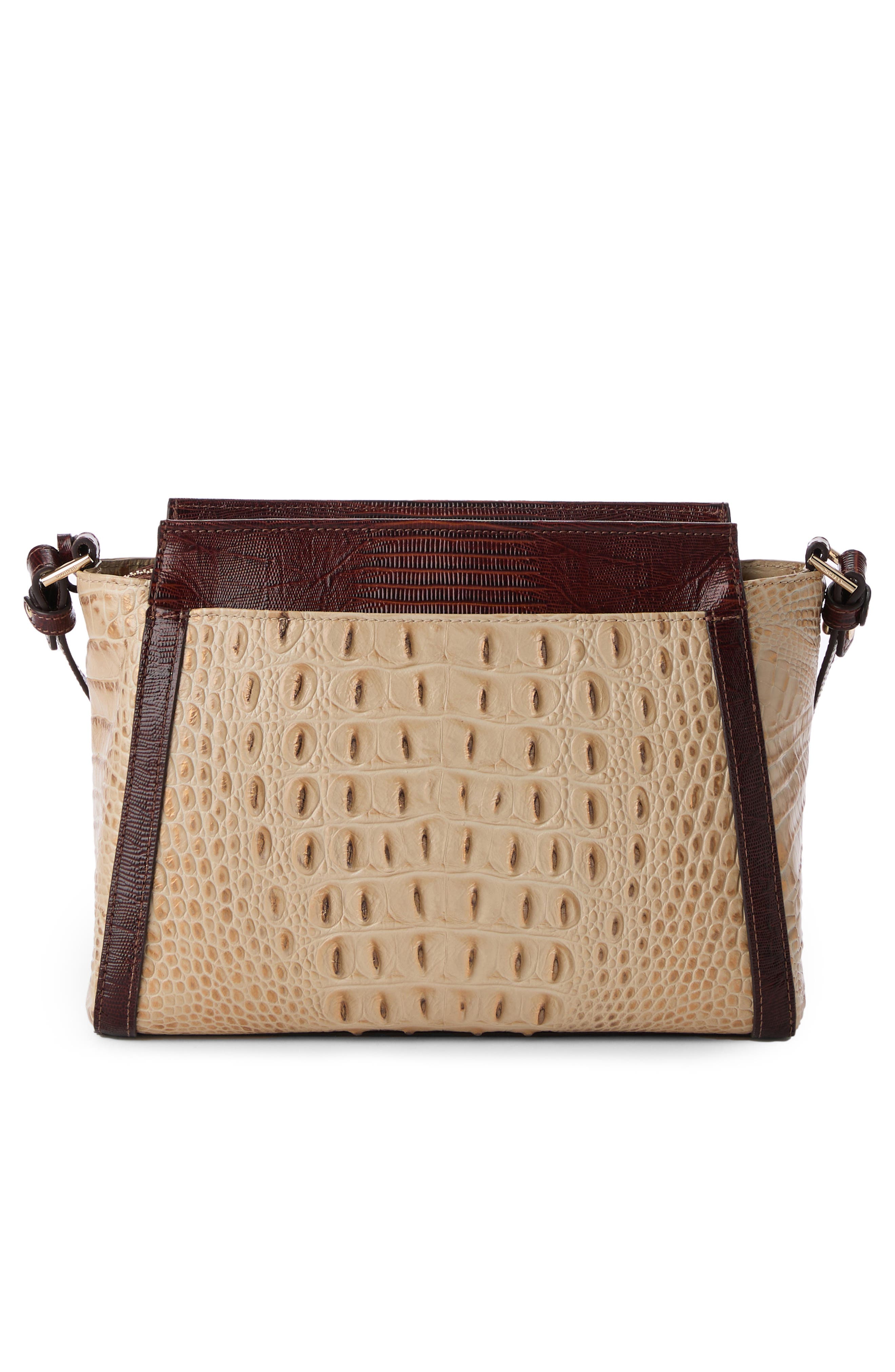 Brahmin Hillary Croc Embossed Leather Crossbody Bag, Alternate, color, 