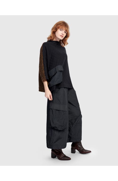 Alembika Wide Cargo Pants In Black