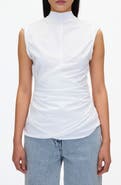 3.1 Phillip Lim Draped Mock Neck Tank