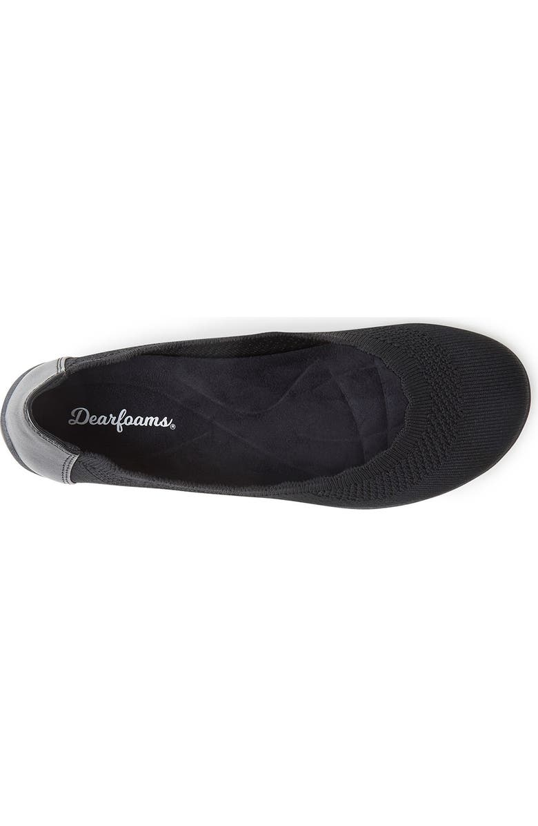 ORIGINAL COMFORT BY DEARFOAMS Misty Scalloped Knit Ballet Flat, Alternate, color,