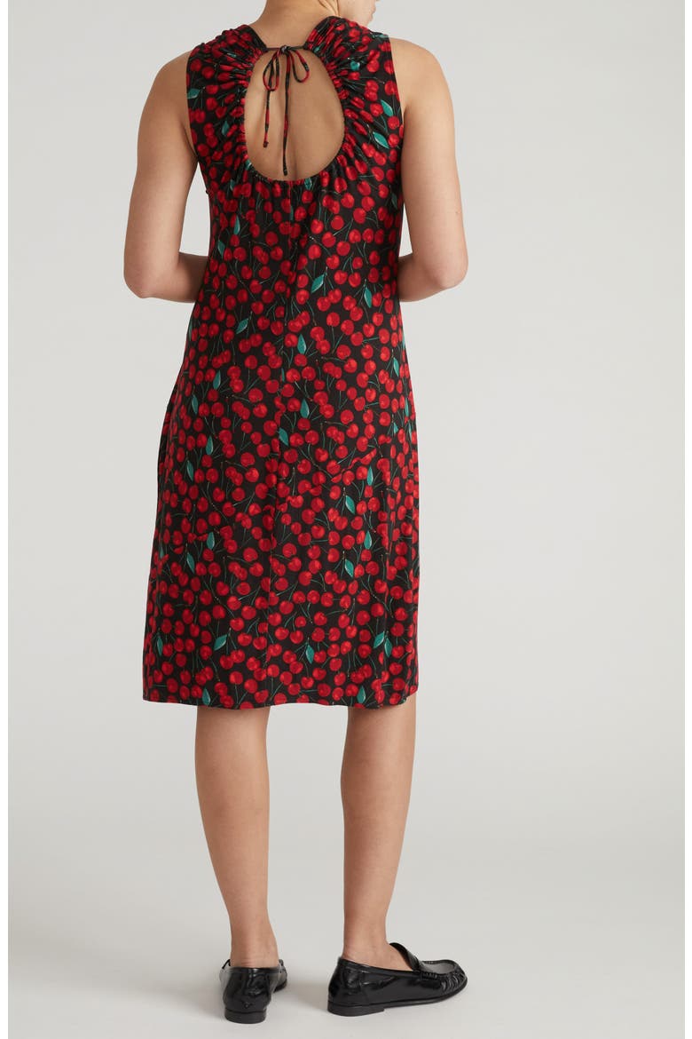 Lila Jersey Dress, Alternate, color, VERY CHERRY RED