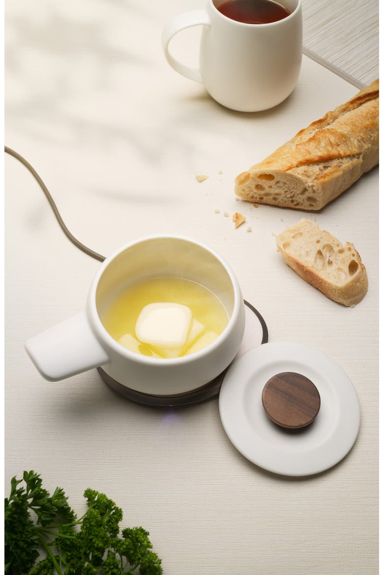 Fondi Self-Heating Fondue Set, Alternate, color, JASMINE WHITE