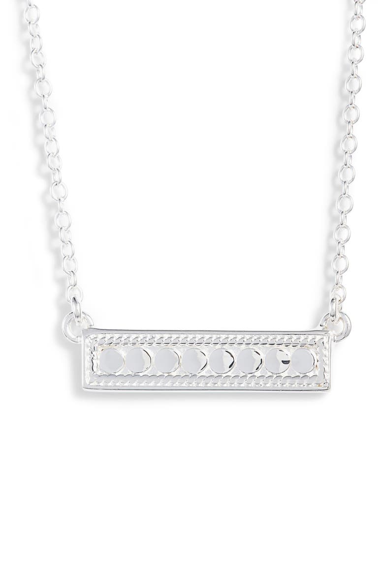 Reversible Bar Necklace, Alternate, color, GOLD/ SILVER