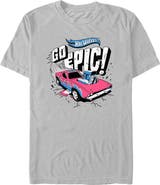 Hot Wheels Men's Hot Wheels Go Epic Retro Car  Graphic T-Shirt