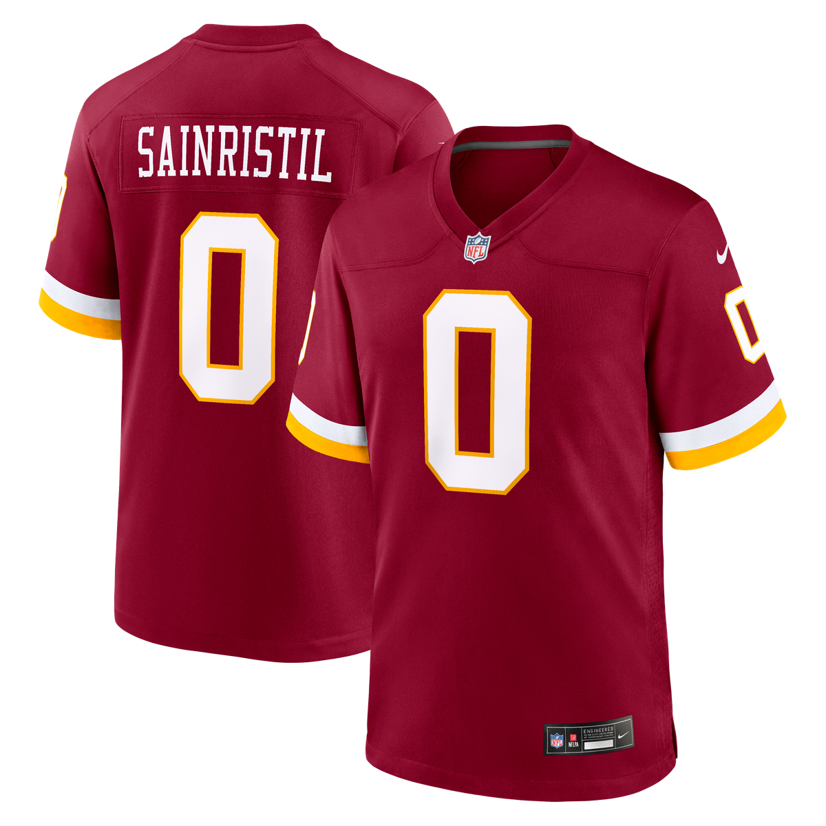 Nike Men's Nike Mike Sainristil Burgundy Washington Commanders Game ...