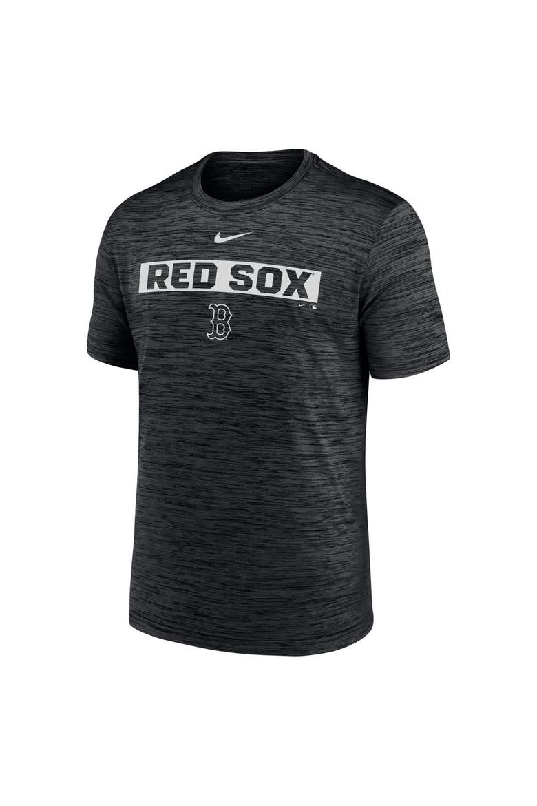 Men's Nike Black Boston Red Sox Velocity Dri-FIT T-Shirt, Alternate, color, Black