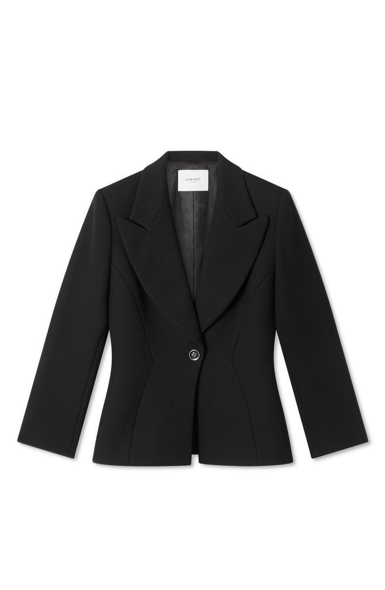 LK Bennett Rosa One-Button Blazer, Alternate, color, Black