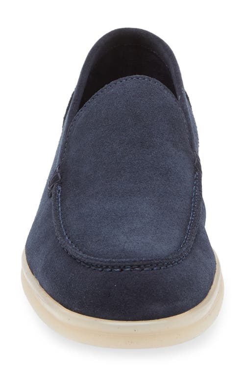 Bruno Magli Primo Leather Loafer In Navy Suede