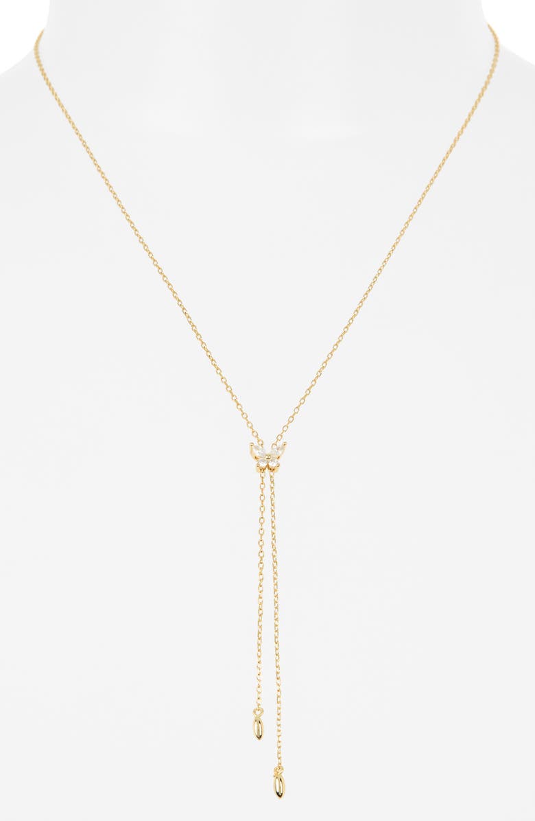ARGENTO VIVO Butterfly Lariat Necklace, Alternate, color, 