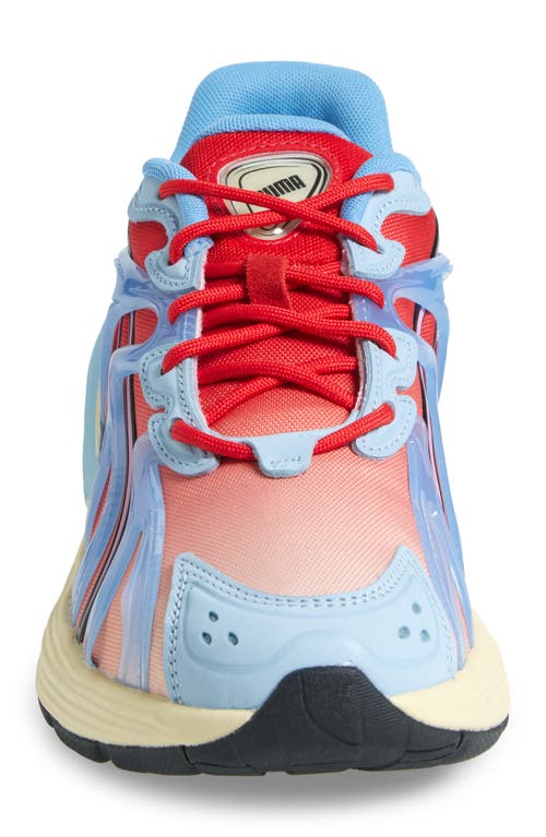 Puma Inverse Unfiltered Sneaker In Creamy Vanilla-all Time Red