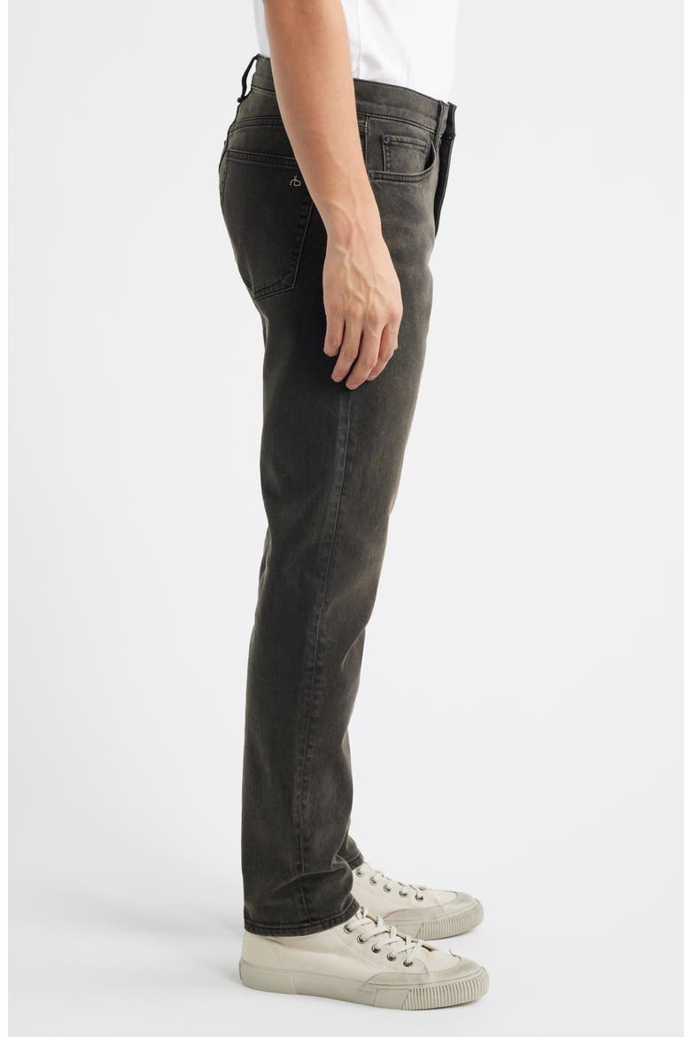 Fit 2 Authentic Stretch Slim Fit Jeans, Alternate, color, WASHED BLACK/ BROWN