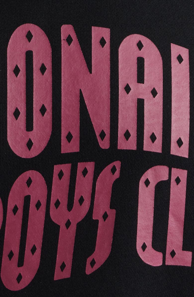 Billionaire Boys Club Curve Cotton Graphic Hoodie, Alternate, color, Black