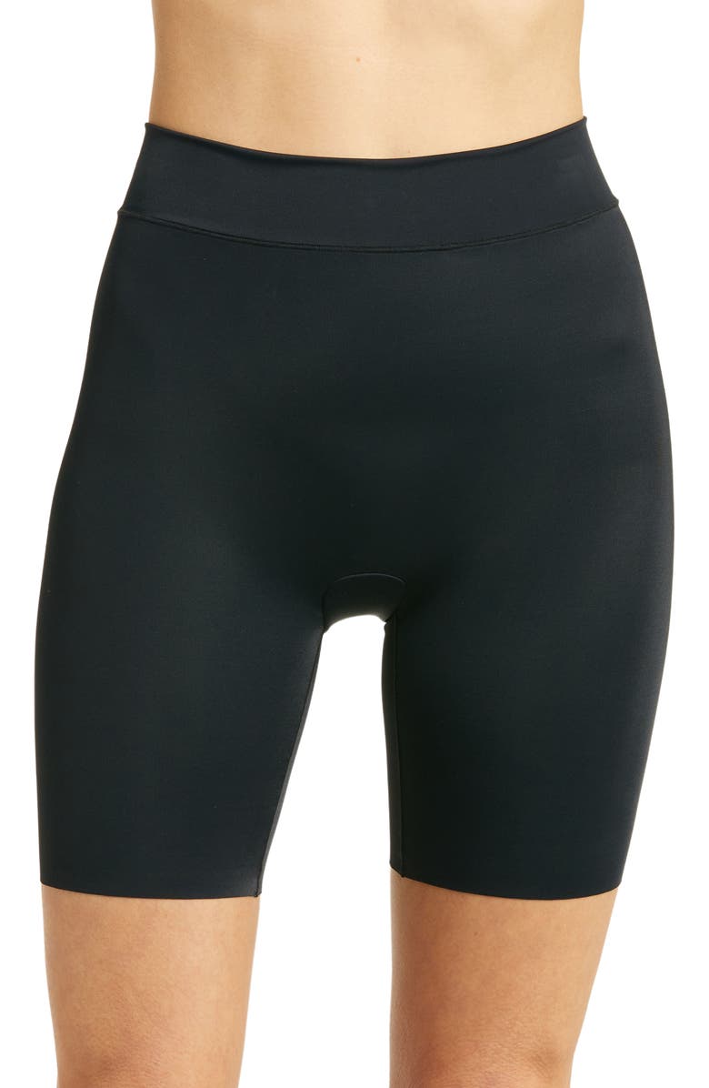 Proof<sup>®</sup> Period & Leak Resistant Super Light Absorbency Smoothing Shorts, Main, color, Black