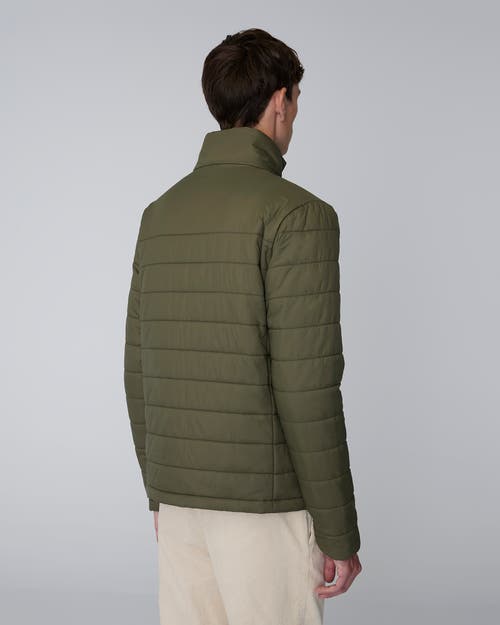 Quartz Co. Neal | Lightweight Insulated Shirt Jacket In Sage