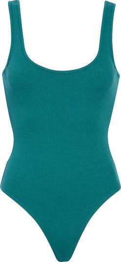 Nica Scoop Neck Tank Bodysuit