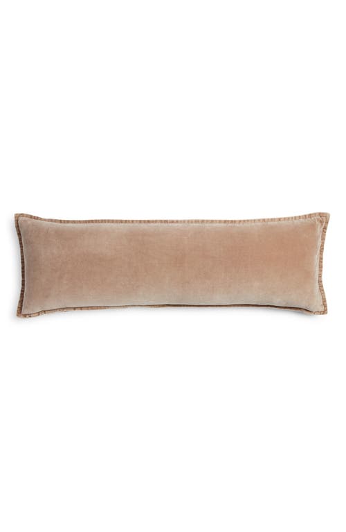 Nordstrom Velveteen Bolster Pillow In Neutral