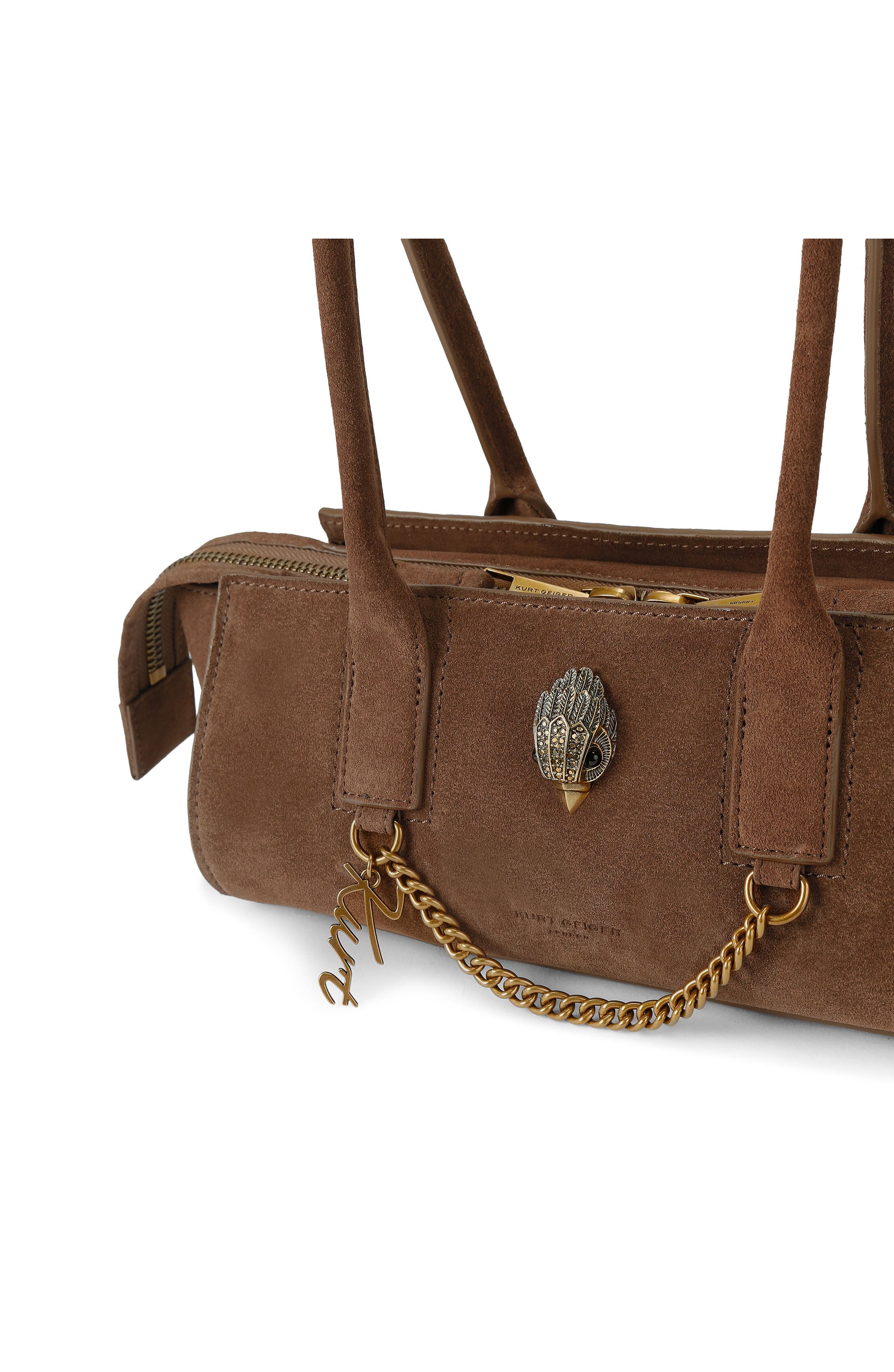 Sloane East/West Shoulder Bag, Alternate, color, BROWN