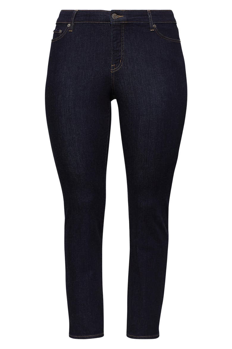 Straight Leg Jeans, Alternate, color, DARK RINSE