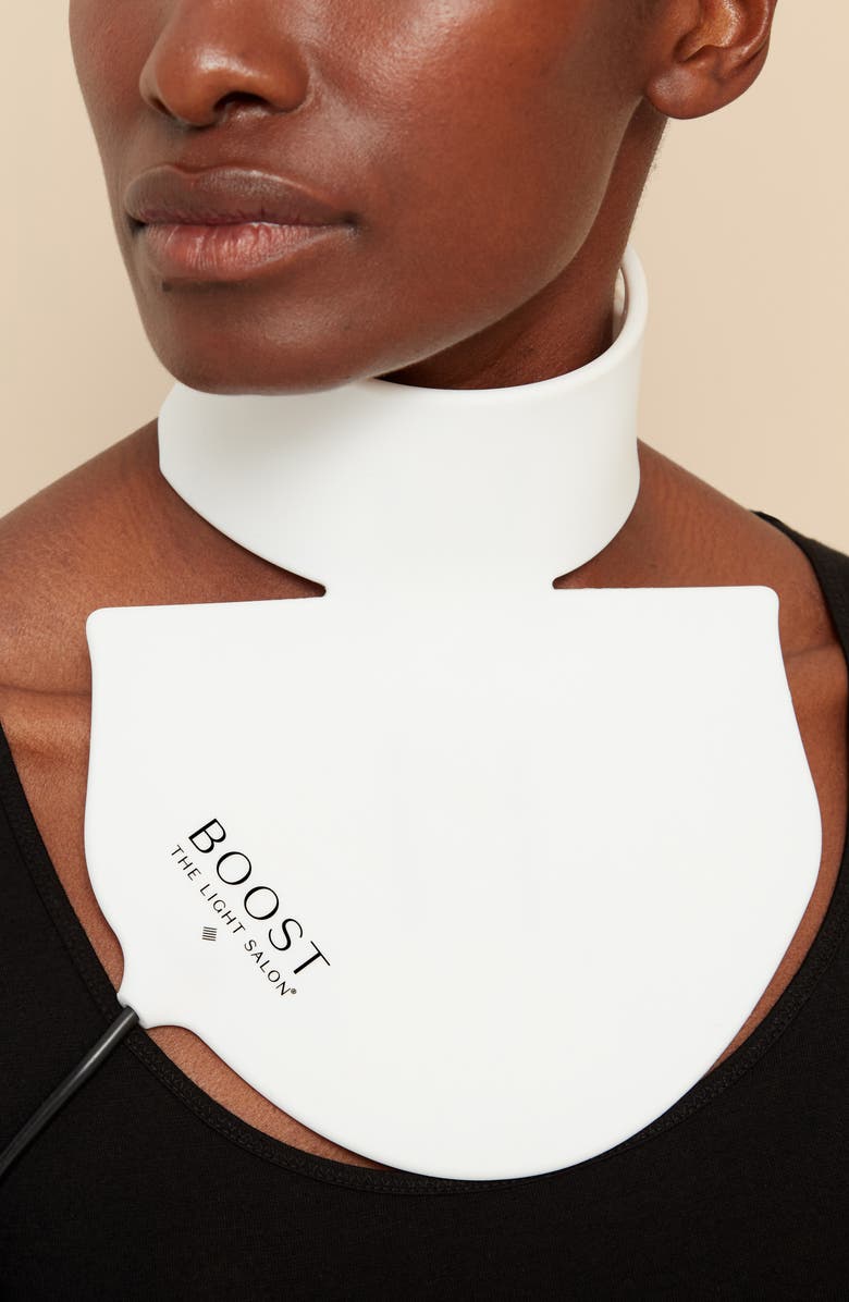 The Light Salon Boost LED Advanced Light Therapy Décolletage Bib, Alternate, color, 