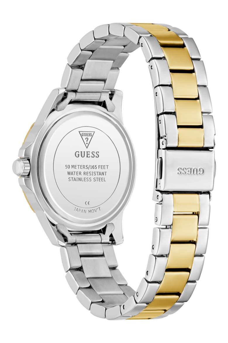 Crystal Bezel Bracelet Watch, 35mm, Alternate, color, GREEN