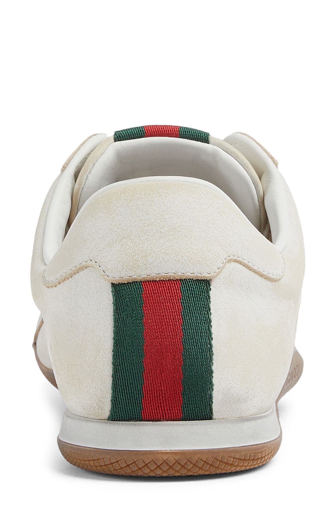 Gucci Elan Low Top Sneaker, Alternate, color, White