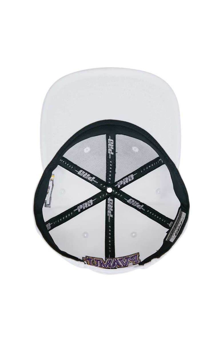 PRO STANDARD Men's Pro Standard White Prairie View A&M Panthers Mascot Evergreen Wool Snapback Hat, Alternate, color, White