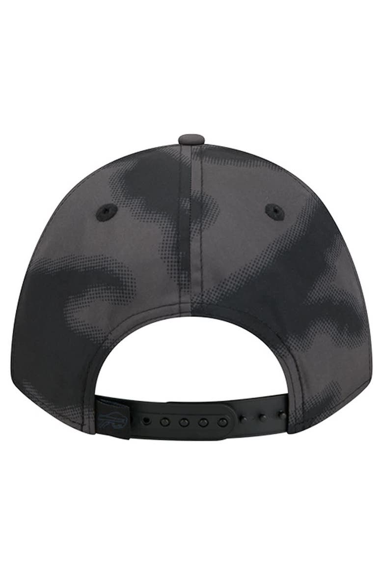 Men's New Era Gray Buffalo Bills Halftone Camo 9FORTY Hat, Alternate, color, Gray