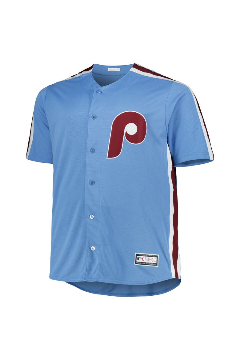 Men's Nick Castellanos Light Blue Philadelphia Phillies Big & Tall Replica Player Jersey, Alternate, color, Light Blue