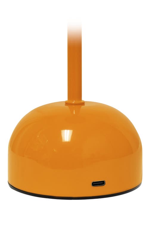 Lalia Home Touch Activated Wireless Lamp In Bright Orange
