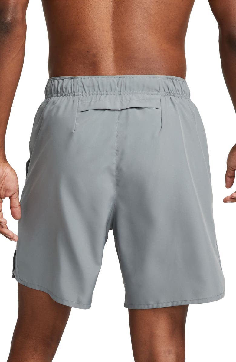 Nike Dri-FIT Challenger Athletic Shorts, Alternate, color, Smoke Grey/ Reflective Silv