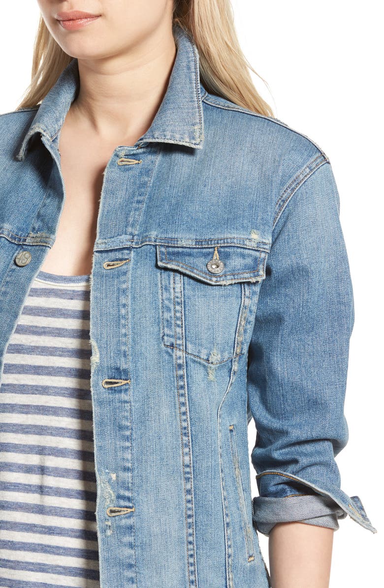 AG The Nancy Boyfriend Denim Jacket, Alternate, color,