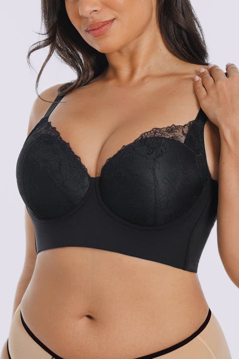 Back Smoothing Lace Underwire Bra