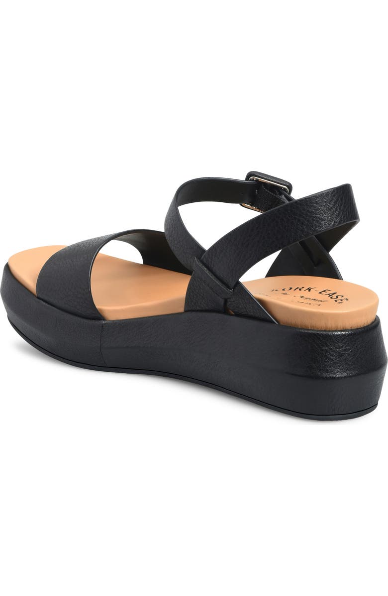 Kork-Ease<sup>®</sup> Hallie Platform Sandal, Alternate, color, Black Leather
