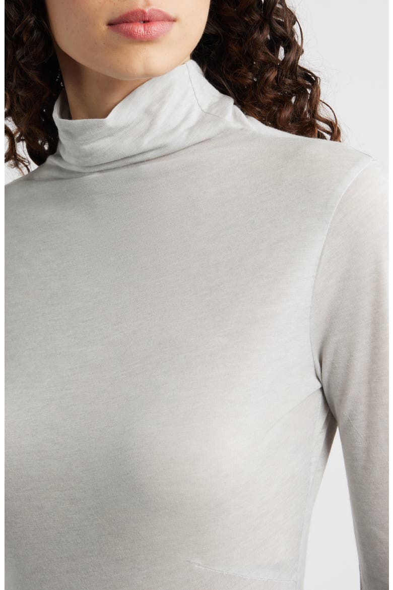 Elavu Turtleneck Top, Alternate, color, SILVER GREY MELANGE