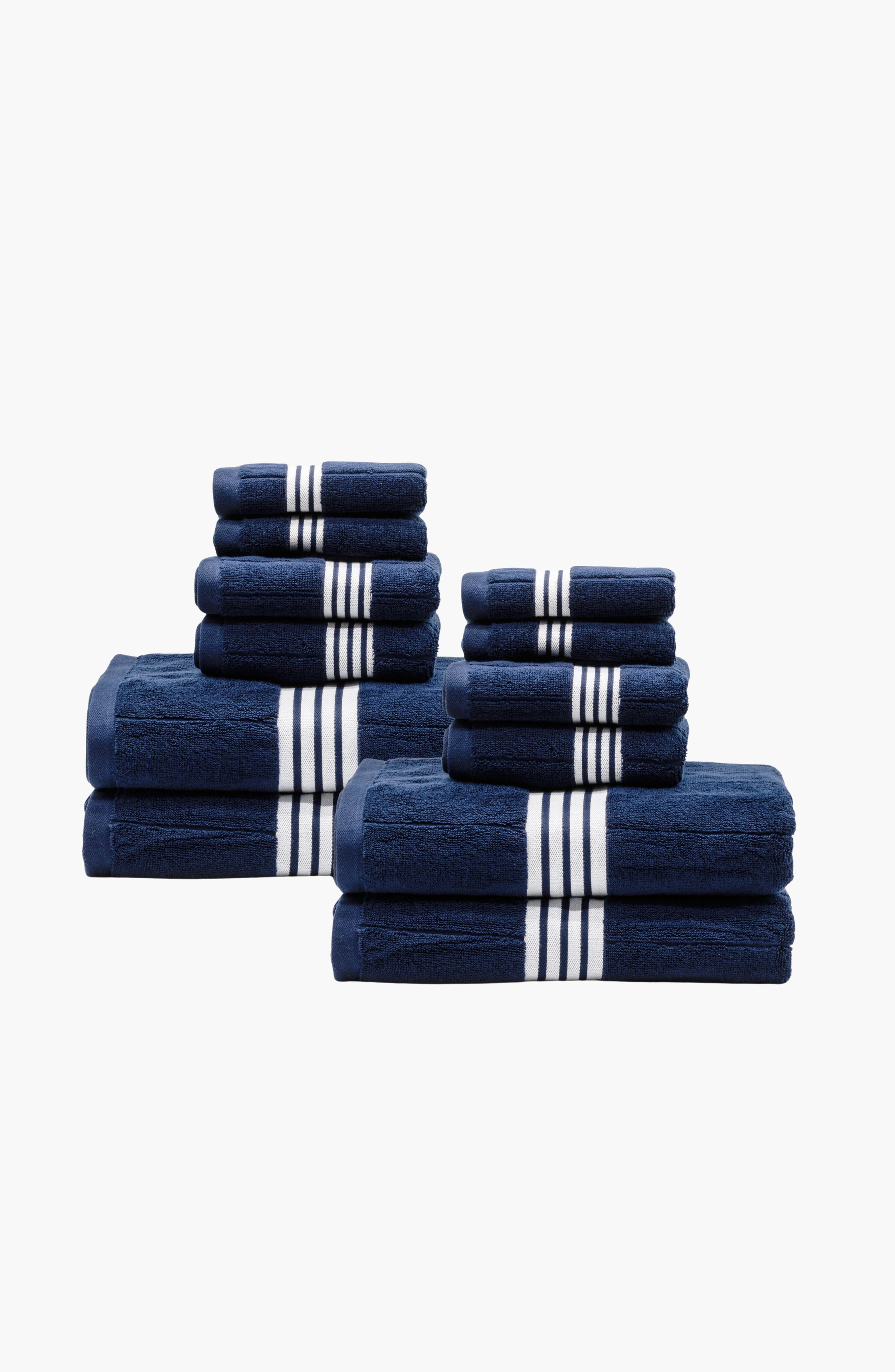 selected Navy / White