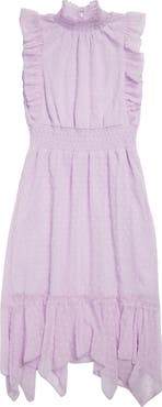Ava & Yelly Kids' Clip Dot Hankey Maxi Dress