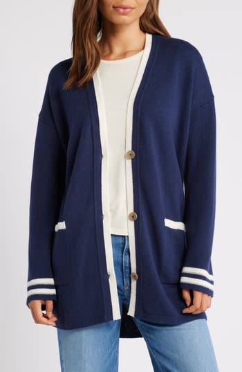 Nz Active By Nic+zoe Unwind Cardigan In Ink