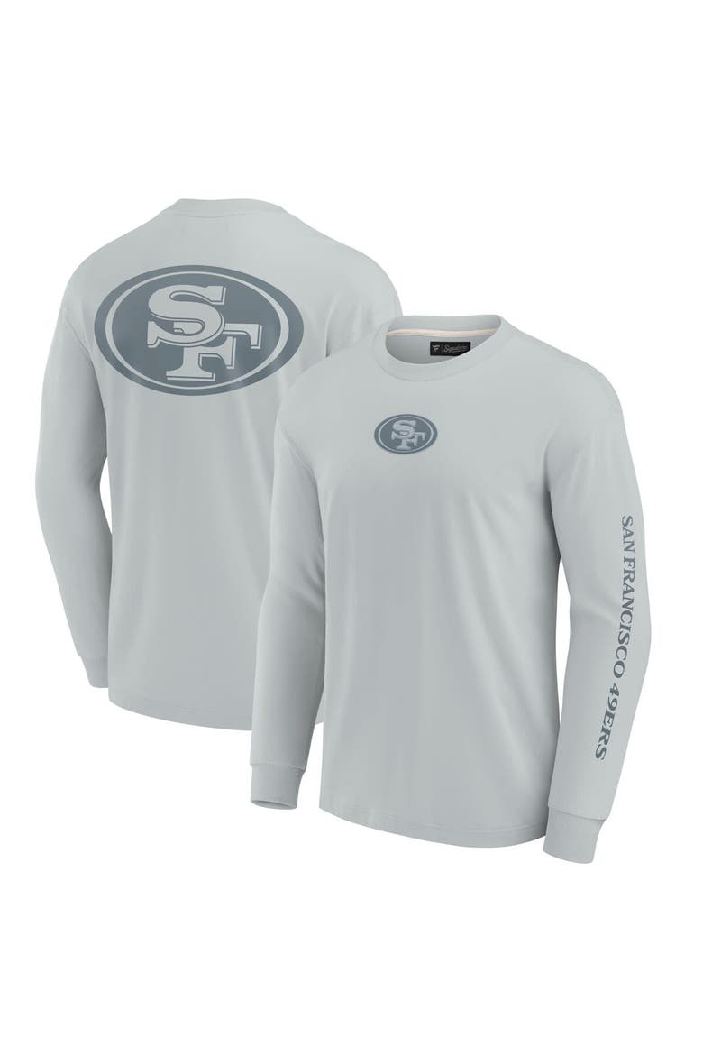 Unisex Fanatics  Gray San Francisco 49ers Elements Strive Long Sleeve T-Shirt, Alternate, color, Gray