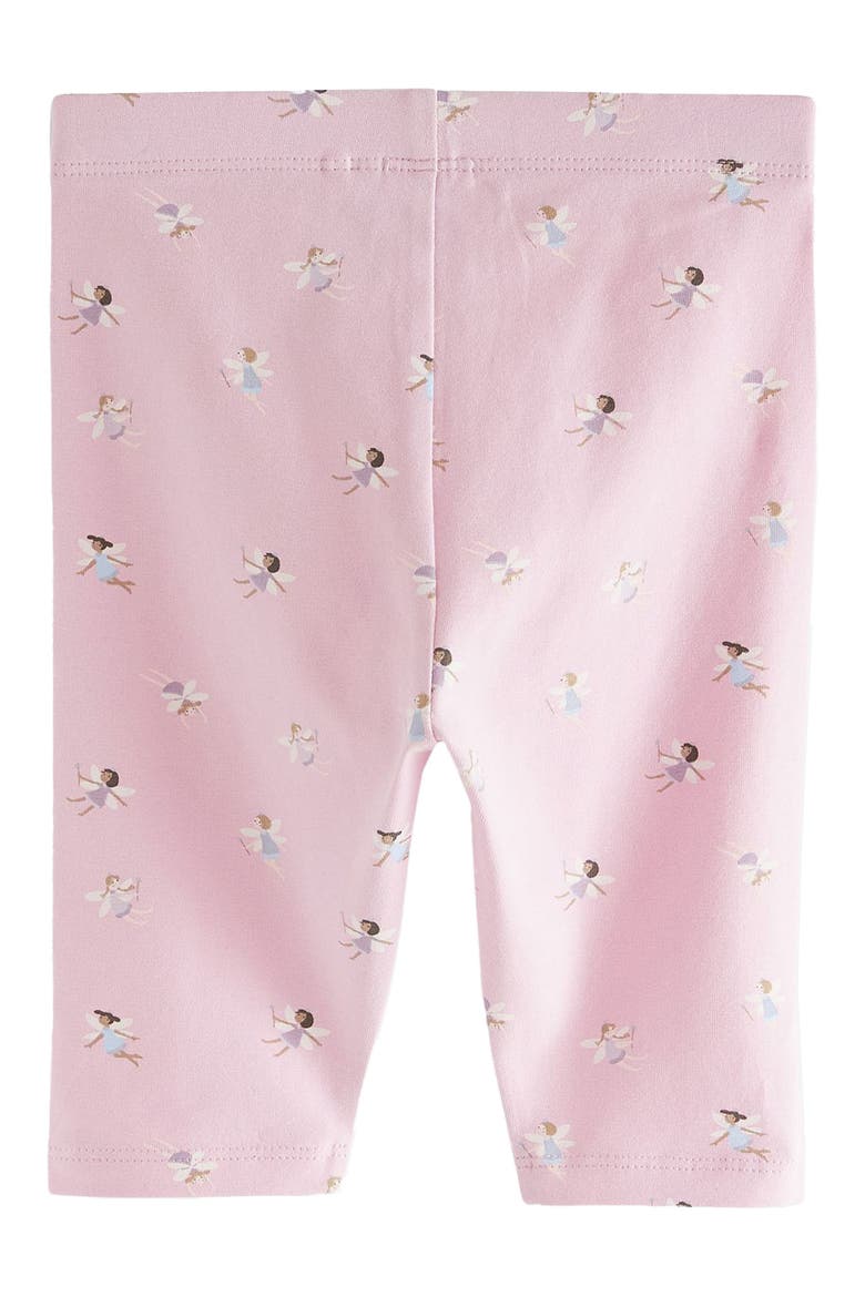 Kids' Print Stretch Cotton Crop Legging, Alternate, color, PINK