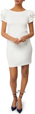Pietro Brunelli Salisburgo Rose Ruffle Maternity Sheath Dress